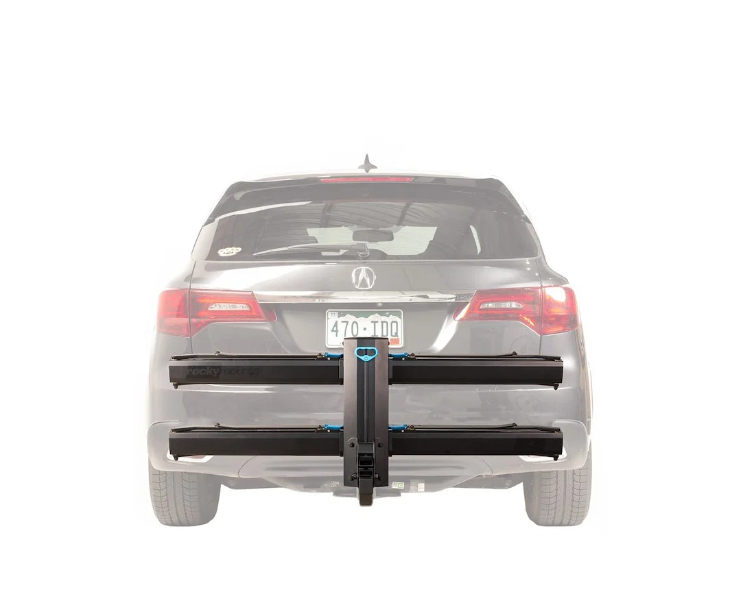 10255 – RHINO RACK Bike Rack, 2 Inch Receiver Hitch Mount Holds 2 Bikes 120 Pound Weight Capacity Tray And Bike Tire ...